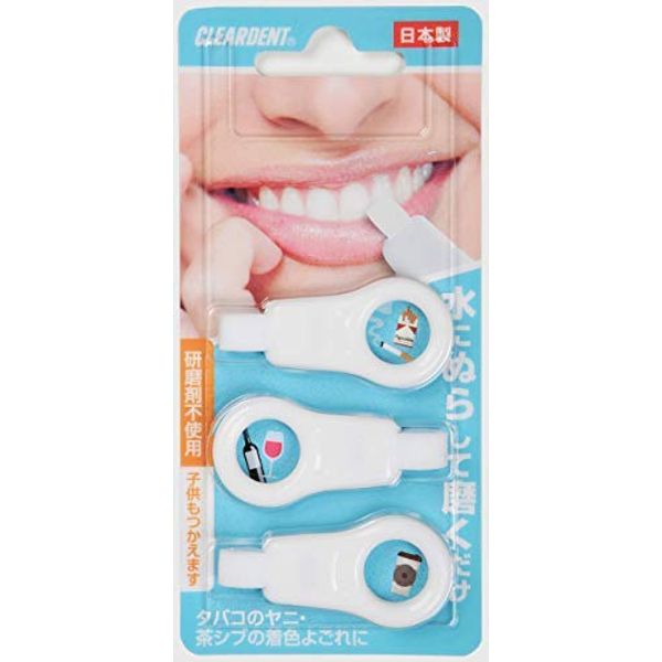 Clear Dent Tooth Peeling Sponges (Blue and Pink cannot be specified) x 6