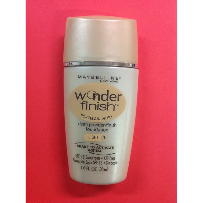 Maybelline Wonder Finish Liquid-to-Powder Foundation Porcelain Ivory (Light-1).