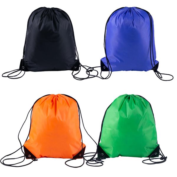 4PCS Drawstring Bags Drawstring Gym Bag Drawstring Sports Bag Waterproof Scratch Resistant Bag for Men & Women Pack Suitable for School Travel Beach and Various Activities