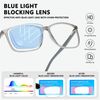 Fsread 3 Pack Blue Light Blocking Reading Glasses for Men Spring Hinge Sport Square Reader TR90 Anti Glare Computer Glasses +1.75