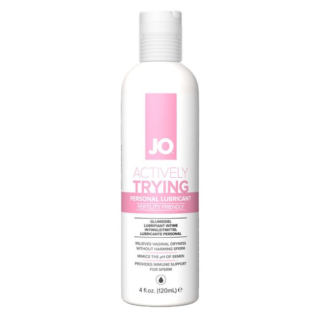 Jo Actively Trying TTC 4oz - Water-Based Conception Lubricant Lube