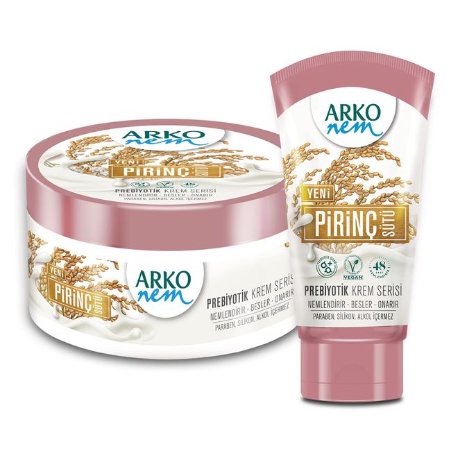 Arko Nem Prebiyotik Krem Serisi Pirinç Sütü 60ml+250ml