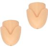 2Pcs Funny Toothpaste Cap Prank Squeezer Head Dustproof Protective Case Toothpaste Dispenser for Adults