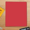 School Smart Polypropylene Round Ring Binder, 1 Inch, Red