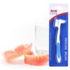 Y-Kelin Denture Cleanning Set Denture Cleaning Case with Denture Brush, Blue