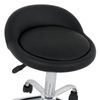 3PCS Rolling Salon Stool Adjustable Hydraulic Tattoo Massage Spa Chair with Back