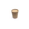 Empty Cardboard Deodorant Container 90g (3.15 oz) - Oval Shape - Push-Up Style (6-Pack, Brown)