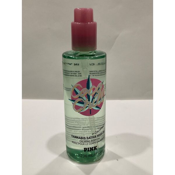 Victoria's Secret PINK COCO CHILL CONDITIONING Calming BODY OIL 8 oz free ship