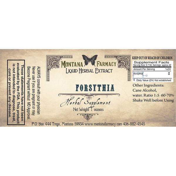 Forsythia Natural Extract Tincture