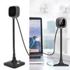 HD Webcam, Full HD Desktop Computer USB Camera with Microphone, Noise Reduction, Bendable Tube, PC/Mac/Laptop//Tablet, Black