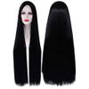 Mildiso 40'' 100cm Extra Long Black Wigs for Women Straight Hair Wig Natural Black Wigs for Party Halloween M086