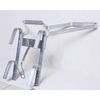 DICN Universal V-Shaped Aluminium Ladder Standoff Bracket, Non-Slip, Silver