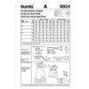 Burda B9804 Dress Pattern for Christening Dress 19 x 13 cm