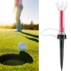 Golf Tee, 5Pcs 90mm/79mm Durable Flexible Magnetic Plastic Golf Tee Training Practice Tool Accessory(90mm)