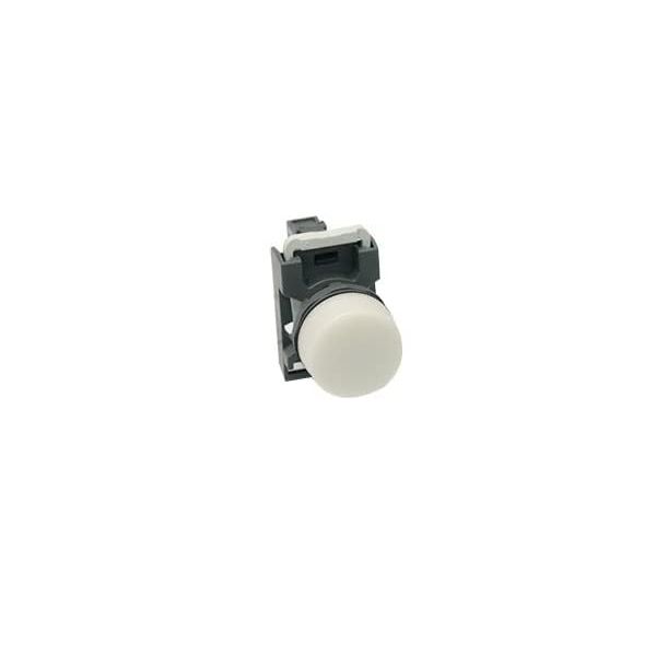 ABB ML1-20W10F1 Pilot Light, Incandescent, White, 120 VAC/110 VDC