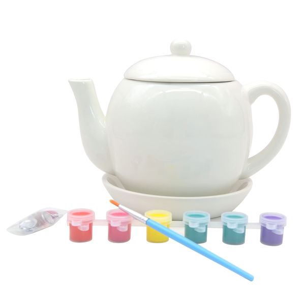 Ceramic Tea Pot Craft Kit by Creatology™ - Makes 1 teapot