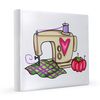 CafePress Sewing Machine 8x8 Canvas Print