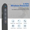 2-in-1 USB Type C Presentation Clicker for PowerPoint Remote, Hyperlink Wireless Presenter Remote Presentation Pointer,USB Presentation Remote Slide Advancer PPT Clicker for Computer Laptop Mac