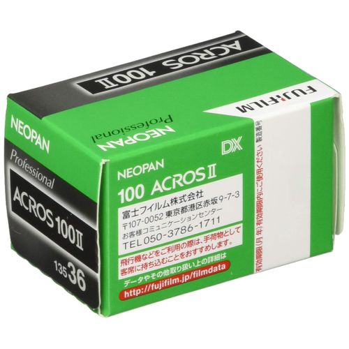 FUJIFILM Black and White Film Neo Pan 100 ACROS II 135 Size, 36 Photos, 1 Pack
