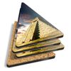 4 x Triangle Coasters - Chichen Itza Ancient Temple Mexico Cork Backed MDF Glossy Tea Coffee Accessory #14511