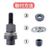 GrowGem Hand Nuts Blind Nuts Hand Riveters Each Size 10pcs (M6)