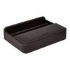 Jacob Jones Grey Charging Valet Tech Stand with Dark Grey Lining
