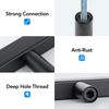 HOME EDIT 30 Pack Matte Black Cabinet Knobs 2 Inch - Black Drawer Knobs Single Hole Black Square Bar Hardware Drawer Pulls for Kitchen Cabinets and Dressers