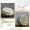 Umberdom Matte Ceramic Cat Ashes Urn, Light Green, Small