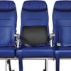 Lumbar Cushion w/Straps Black Lumbar Cushion