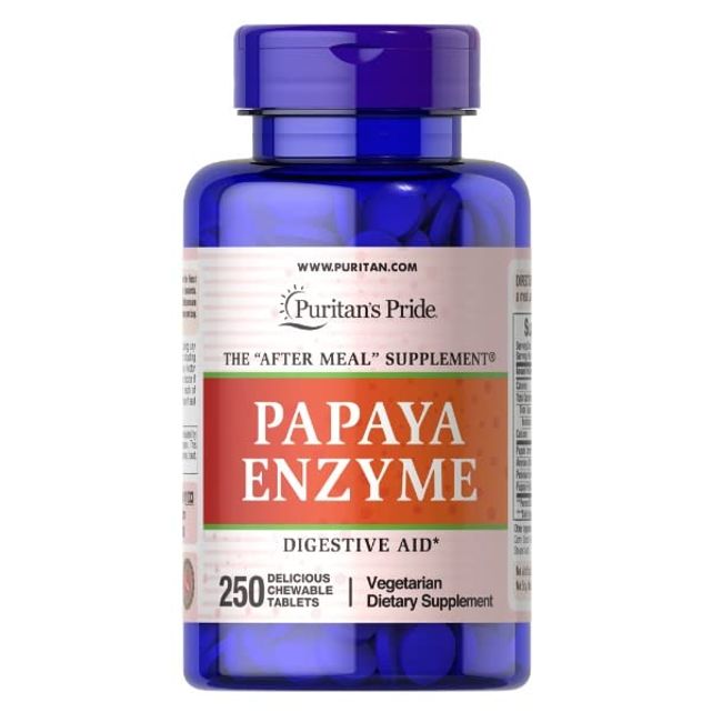 Puritan's Pride Papaya Enzyme-250 Chewables