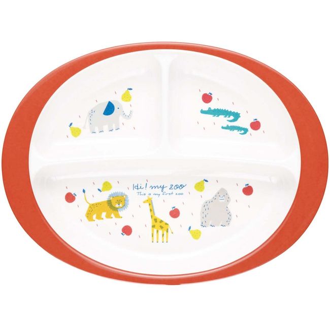 Skater M370-A Children's Plate, Melamine Lunch Plate, Plate, Hai Maizu, 25.5 fl oz (750 ml)