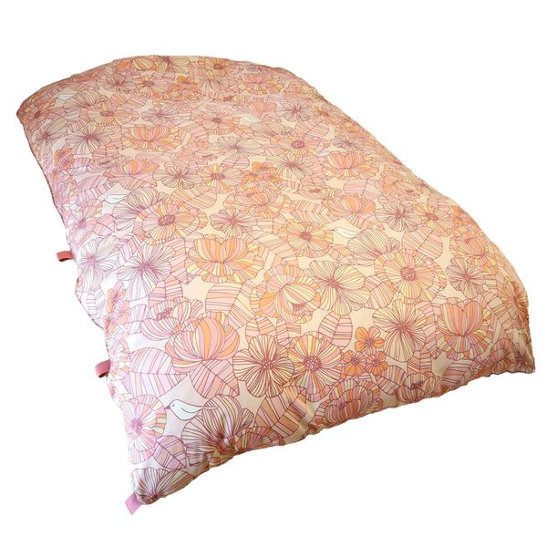 Happine Waterproof Duvet Cover, Nursing Bedding (Pink Garden) (Delivery Arrangement: Approx. 1 Week)