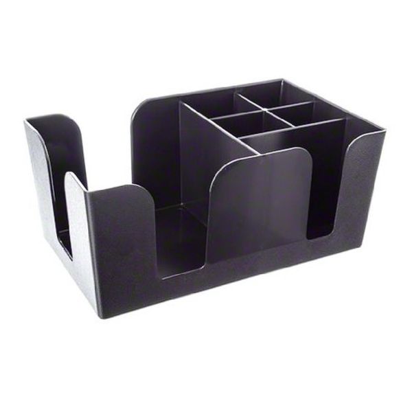 Classic Plastic Bar Storage System Black Bar Container Bar Organizer Bar Spice Container Napkin Holder Straw Holder