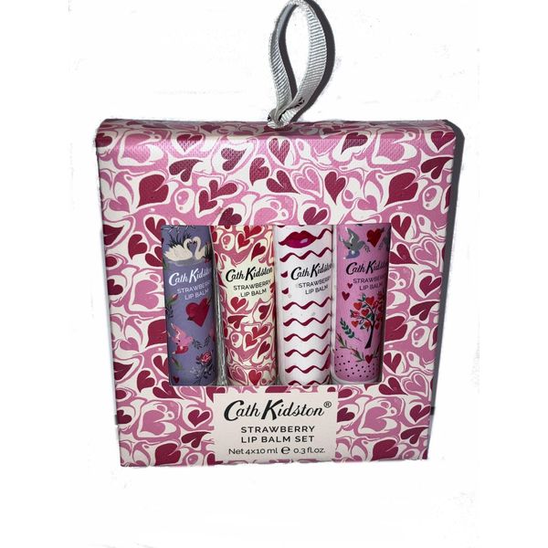 Cath Kidston Strawberry Lip Balm Set