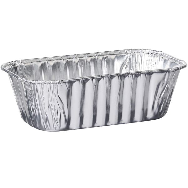 Plasticpro [1 Lb 10 Pack] Disposable Loaf Pans Aluminum Tin Foil Meal Prep Bakeware - Cookware Perfect for Baking Cakes, Bread, Meatloaf, Lasagna 1 Pound 6'' X 3.75'' X 2''