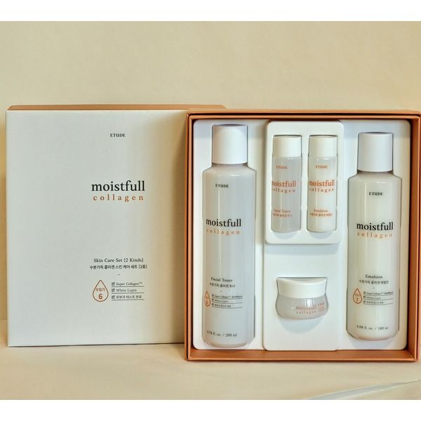 ETUDE Moistfull Collagen Skin Care Set ( 2Kinds)/Deep Moisturizing & Nurising