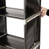 Black 3 Tiers 9 Compartments Multifunctional Assembled Storage Shelf 