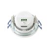 HUBER Motion 66HF Motion Sensor 360° for Indoor Use - Easy to Adjust - Flush-Mounted Motion Sensor Ceiling Motion Sensor Suitable for LED 3-Wire Technology