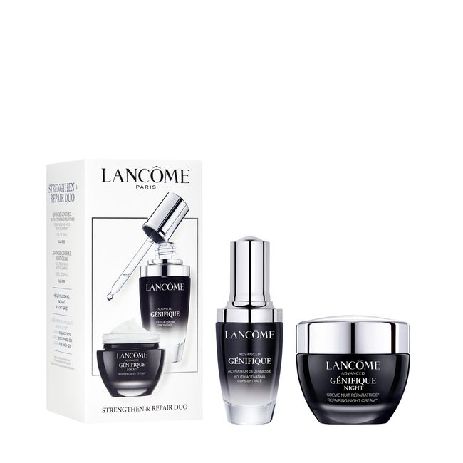 Lancôme Advanced Génifique Strengthen & Repair Duo - 2-Piece Skincare Gift Set - Includes Advanced Génifique Face Serum & Advanced Génifique Night Cream…