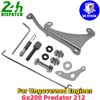 Throttle Assembly Kit For Ungoverned Engines Gx200 Predator 212 Silver 