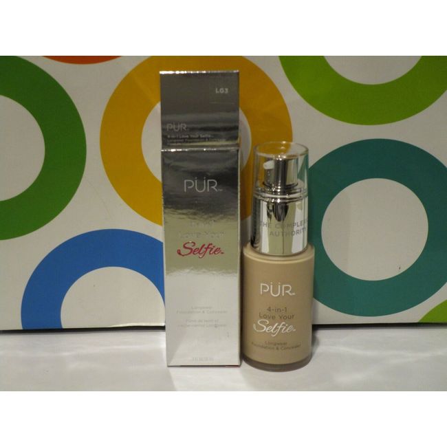 PUR MINERALS ~ 4 IN 1 LOVE YOUR SELFIE FOUNDATION & CONCEALER ~ # LG 3 ~ 1 OZ