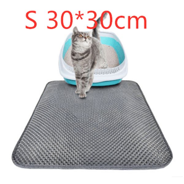 Honeycomb Cat Litter Trapper: The Ultimate Solution For Clean And Tidy Floors! - Gray / S