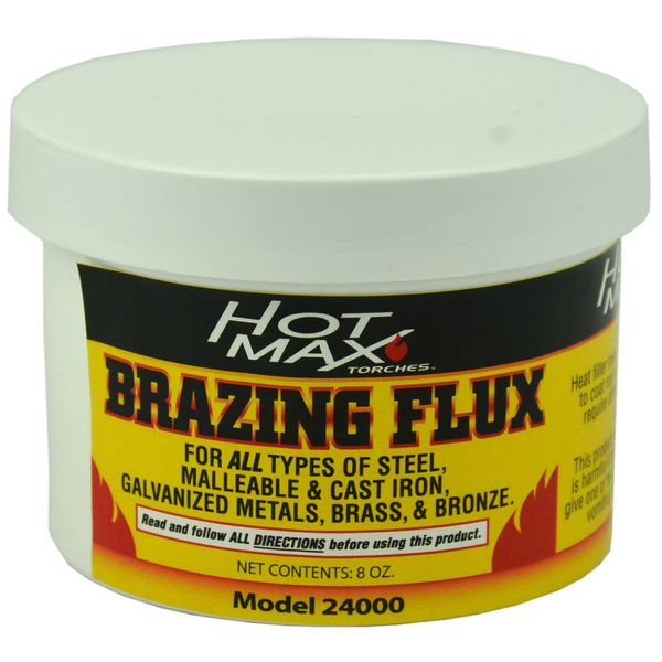 Hot Max 24000 Brazing Flux Powder, 8-Ounce