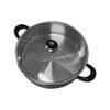 High Quality Stainless Steel Low Pot 18 Quart Lid Capsule Base Cookware