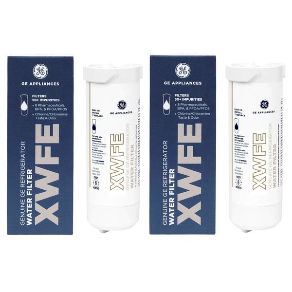 (2 Pack) Refrigerator Water Fitler for Fridge Model GE GDE21ESKNRSS