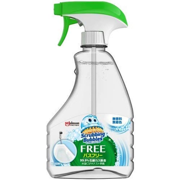 Scrubbing Bubble, Bath Detergent, Bath Free (Fragrance Free, No Coloring, No Pungent Odor), 11.8 fl oz (350 ml) x 4 Packs