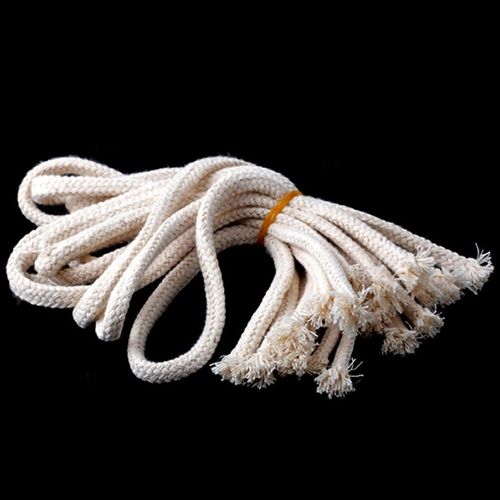 FQTANJU 20 Pcs 1.34 Feet(Length) 1/4"(Dia) Round Cotton Kerosene Oil Lamp Wicks Burner