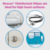 REScue One-Step Disinfectant Cleaner & Deodorizer for Veterinary Use, Cleans Floors, Kennels, Litter Boxes & More, 160-Wipes, 1-Canister