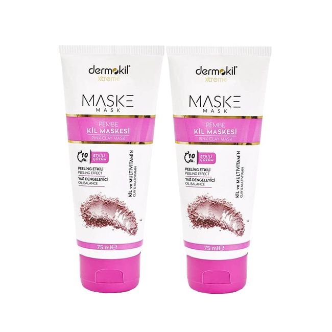 Dermokil Pembe Kil Maskesi 75 ml x 2 Adet