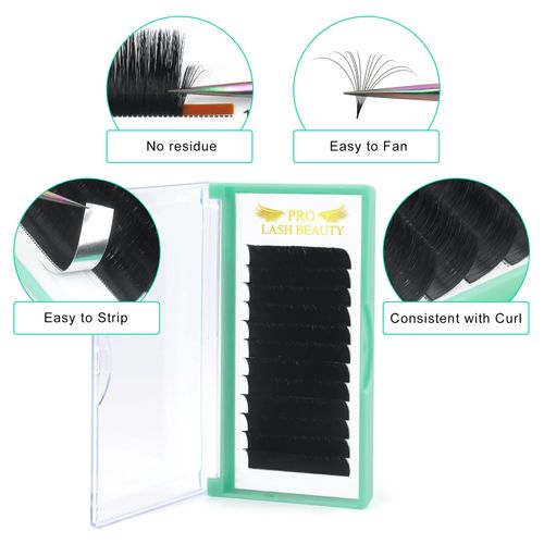 Easy Fan Lashes 0.03 0.05 0.07 0.10 Eyelash Extensions Volume Lash Extensions Easy Fan Russian Lashes Self Fanning Lashes Easy Fanning Lashes(8-15 mix, D-0.07)…